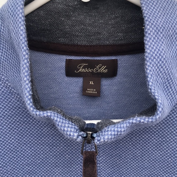 Tasso Elba Men’s blue sweater - Picture 2 of 3